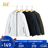 361°外套男秋冬季新款三防加绒运动休闲夹克风衣抓绒衣652544605D-1