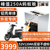 BRIFULLXU电动车电池大容量锂电池60v外卖三轮车磷酸铁锂电动摩托车专用款 宁德52v120ah【蚂蚁325】适配48v 【汽车模块大单体】