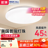 ARROW箭牌照明 led三防吸顶灯防水卫生间阳台卧室厨灯过道走廊灯 疏影-12瓦白光27cm适10平内