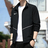 耐克（NIKE）外套男装上衣2026春季新款运动服梭织立领防风衣休闲透气速干夹克 IR8430/防水/晒图退10 M 【170】体重110~130斤左右
