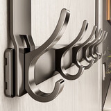 八海鸟门后挂钩免打孔挂衣服门上挂衣架置物架联排挂衣钩强承重