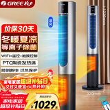 格力（GREE）暖风机冷暖两用塔扇家用冷暖风机摇头无叶风扇暖风机卧室客厅落地扇智能遥控电暖器 FL-1001RBag