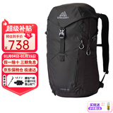 GREGORY格里高利户外背包 NANO蜂鸟系列登山双肩包 男女徒步旅行轻量背包 28L 黑色