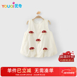优奇女童连衣裙夏装2025新款洋气宝宝裙子小女孩公主群宝宝背心裙
