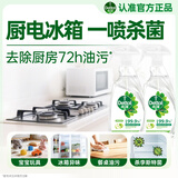 滴露（Dettol）厨电清洁杀菌喷雾500ml*2冰箱清洁剂消毒除味李斯特菌春节大扫除
