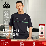 卡帕（Kappa）背靠背运动短袖男款纯棉2025新款夏季情侣t恤男士半袖K0EX2TD01D