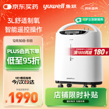 鱼跃(yuwell)3升新国标医用制氧机舒适氧疗无线遥控制氧带雾化8F-3AW