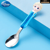 迪士尼（Disney）儿童勺子不锈钢家用餐具餐勺汤勺创意3D可爱卡通宝宝吃饭勺饭盒
