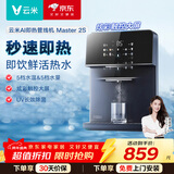 云米管线机壁挂式直饮机家用净水器伴侣挂墙饮水机UV全水路杀菌速热全通量匹配 温热炫彩屏管线机