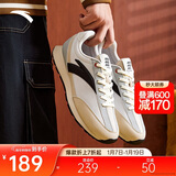 安踏冰糖丨休闲鞋男鞋情侣款秋季新款薄底阿甘鞋撞色复古运动鞋子男