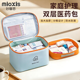 妙馨思旅行药箱收纳盒便携家用药物收纳包防水大容量婴儿童急救医药包