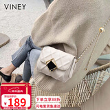 viney包包女包牛皮洋气斜挎包品牌单肩链条包生日元旦礼物送女生女友