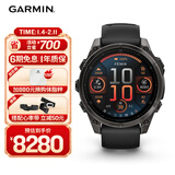 佳明（GARMIN）Fenix8旗舰黑-47mm飞耐时8户外运动手表ECG心电心率跑步骑行滑雪