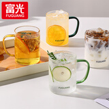 富光玻璃杯水杯子茶杯具凉水杯牛奶啤酒果汁杯子耐高温马克杯家居馆