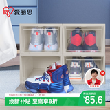 爱丽思（IRIS）塑料鞋盒透明大号AJ球鞋鞋柜防尘防潮鞋架可叠加鞋子收纳盒 4个装