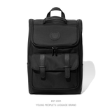 BACKSTAGE潮牌轻便双肩包男大容量初中生书包女大学生高中休闲旅行电脑背包 黑小号 现货