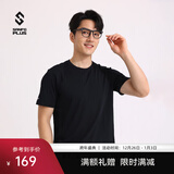 SANFO PLUS三夫户外轻锋速干T恤短袖圆领夏透气户外运动训练作战衫吸湿 黑色 XL