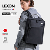 乐上（LEXON）法国品牌双肩包14英寸商务电脑包男防泼水背包通勤笔记本书包礼物