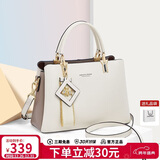 蔻一（Cnoles）包包女包真牛皮女士斜挎大容量手提包通勤元旦礼物送女友老婆