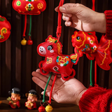 京唐 2026马年新年氛围装饰品生肖马挂饰春节房间车挂包挂创意挂件