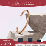 丹尼尔惠灵顿（DanielWellington）DW手镯女 经典系列开口可调节时尚手环情侣手镯 新年礼物送女生 玫瑰金手镯（小号）DW00400003