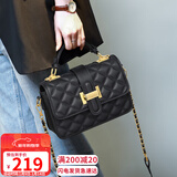 YUYULA牛皮包包女包斜挎包品牌轻奢手提链条包生日新年礼物送女生女友