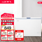 新飞 （Frestec）300升冰柜单温柜一级能效家用商用冰柜冷藏冷冻一键转换顶开门节能静音冷柜卧式BC/BD-300KHAT 300升单温柜【一级能效】 300L