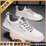 昌祥回力鞋子男鞋秋冬季休闲鞋潮流板鞋男冰丝帆布鞋防滑运动鞋透气小白鞋 RF-1987白色【升级版】 43