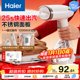 海尔（Haier）手持挂烫机家用 迷你小型蒸汽熨斗  便携式烫斗 平价爆款租房党 旅行熨衣机  HY-GW2502W