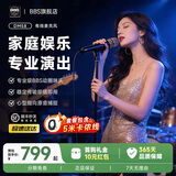 BBSDM58专业级有线麦克风话筒户外家用唱K歌通用表演出音响动圈麦克风 DM58耀金黑【顺丰发货+5m卡侬线】