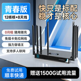 弥筑免装宽带不拉网线随身wifi无线路由器移动WiFi6无线网络上网卡不限速流量全网通租房农村家用商铺 免拉网线【青春版】12核+8天线