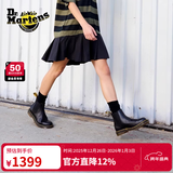 马丁博士（Dr.Martens）2976 YS男女秋冬百搭黄车线黑色切尔西靴 黑色 42