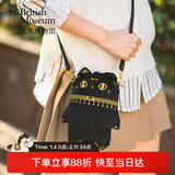 大英博物馆安德森猫包包女包毛绒手机包单肩斜挎包送女生生日礼物新年礼物