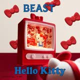 野兽派（THE BEAST）Hello Kitty×BEAST电视机水晶球经典色生日礼物摆件