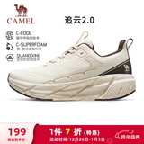 骆驼（CAMEL）全地形追云厚底慢跑步鞋女子运动鞋 CD222CL7714-1 杏仁棕 36