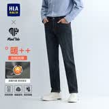 海澜之家（HLA）加绒加厚牛仔裤男24冬季新亦心即为系列裤男 蓝灰牛过渡色（深）8N 34 175/88A 推荐143~150斤