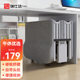 瑞仕达（Restar）折叠床单人办公室午休午睡床医院陪护床简易床四折海绵木板床60cm