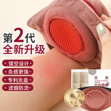 御道一联镂空铜艾灸盒随身灸家用滤烟艾灸罐几乎无烟艾炙盒防烫温灸包