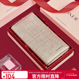 金狐狸（FOXER）牛皮女士钱包大容量长款卡包钱票夹手拿包零钱包元旦礼物送女生