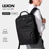 乐上（LEXON）法国品牌双肩包背包男15.6英寸笔记本电脑包双层大容量书包旅行包