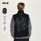 MLB男女情侣简约生日礼物羽绒马甲新款3ADVB0156-50BKS-L