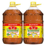 鲁花【保真菜籽油】食用油 低芥酸特香菜籽油 6.18L*2