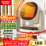 澳柯玛（AUCMA）石墨烯取暖器/负离子暖风机/电暖气家用/暖风扇/热风机速热广角摇头/节能电暖器/电暖风R906(Y)