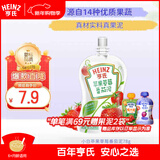 亨氏（Heinz）宝宝婴幼儿辅食零食超金苹果草莓番茄佐餐泥果泥78g 6个月+