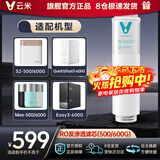 云米云米（VIOMI） 升级款云米净水器滤芯适配机型S2、Fast3、X2、Quick5、MeePlus、澎湃/Fast 1000G 2号RO膜（500/600G）