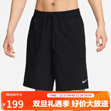 耐克NIKE男子春夏梭织短裤 运动休闲 凉爽轻便FN2999-010黑色 L