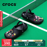 CROCS卡骆驰檀健次同款经典洞洞鞋男沙滩鞋户外沙滩包头拖鞋女鞋|10001 黑色-001 39 (240mm)