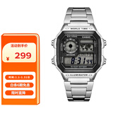 卡西欧（CASIO）手表男复古小方块运动防水学生男女f91w系列手表AE-1200WHD-1A