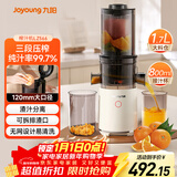 九阳（Joyoung）原汁机三段压榨家用多功能大口径电动冰淇淋机全自动冷压榨果汁果蔬机渣汁分离Z12-LZ566 