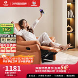 左右沙发单人沙发椅子北欧简约客厅家具科技布功能单椅DZY6010 3电动带摇单椅 科技布-玛瑙棕 一人位